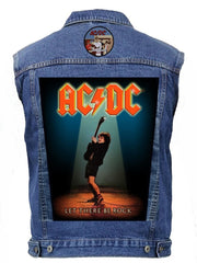 80's Metal AC/DC 'Let There Be Rock' Battlejacket