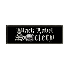 Black Label Society - Black Label Society Silver Metalworks Strip Patch