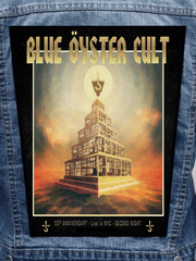 Blue Oyster Cult - Live In NYC Second Night Metalworks Back Patch