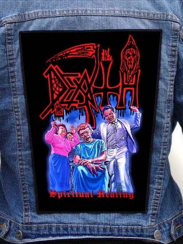 DEATH - Spiritual Healing Metalworks Back Patch