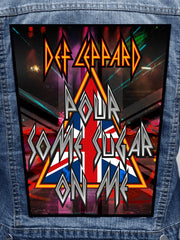 Def Leppard - Pour Some Sugar Metalworks Back Patch