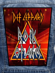 Def Leppard - Rock Of Ages Metalworks Back Patch