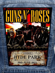 Guns N' Roses - London 2023 Metalworks Back Patch