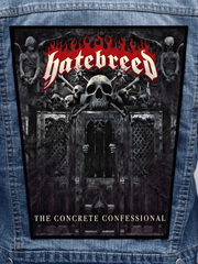 Hatebreed - The Concrete Confessional Metalworks Back Patch