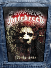 Hatebreed - For The Lions Metalworks Back Patch