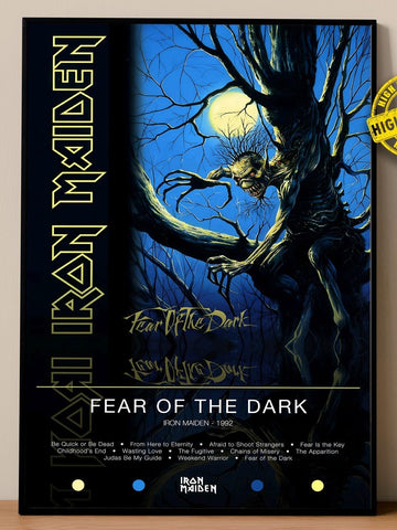 Iron Maiden 'Fear Of The Dark' Big Album Art