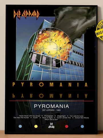 Def Leppard 'Pyromania' Big Album Art