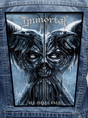 Immortal - All Shall Fall Metalworks Back Patch