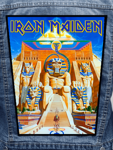 Iron Maiden - Powerslave Metalworks Back Patch