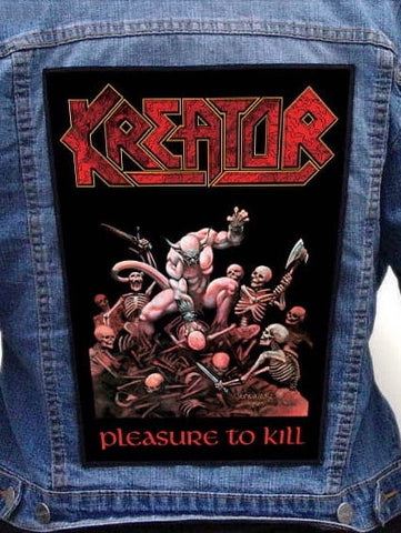 Kreator - Pleasure To Kill 2 Metalworks Back Patch