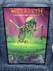 Megadeth - No More Mr Nice Guy Metalworks Back Patch