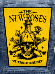 The New Roses - Attracted To Danger Metalworks Back Patch