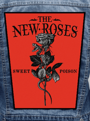 The New Roses - Sweet Poison Metalworks Back Patch