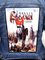 Saxon - Crusader Metalworks Back Patch