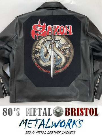 Metalworks Saxon 'Call To Arms' Leather Jacket