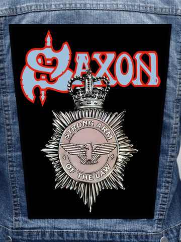 Saxon - Strong Arm Of The Law 2 Metalworks Back Patch
