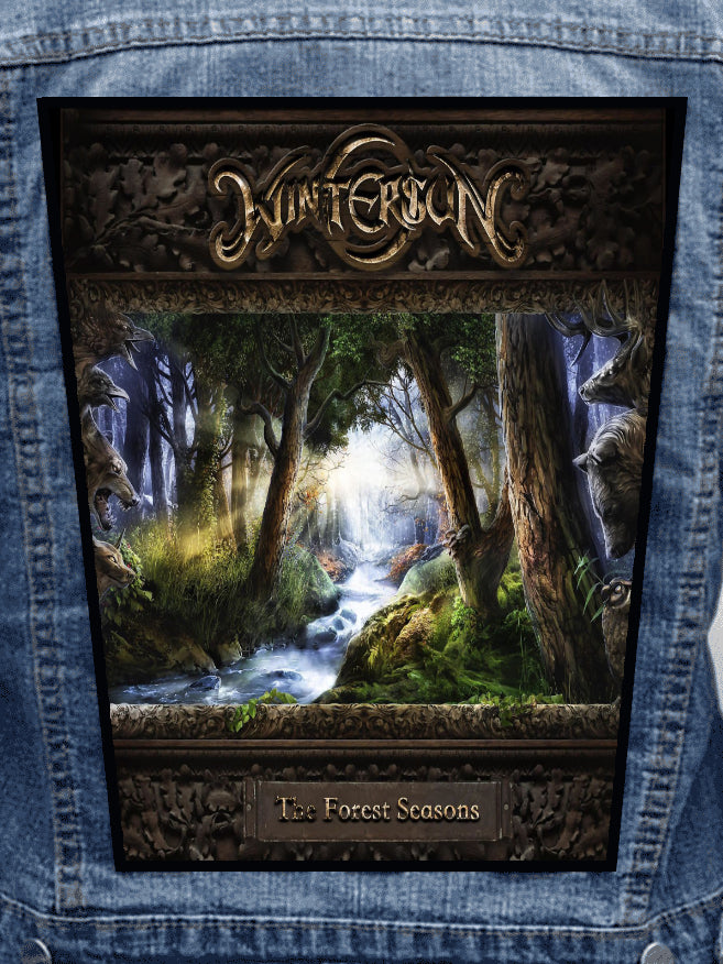 Wintersun - The Forest Seasons Metalworks Back Patch | 80's Metal