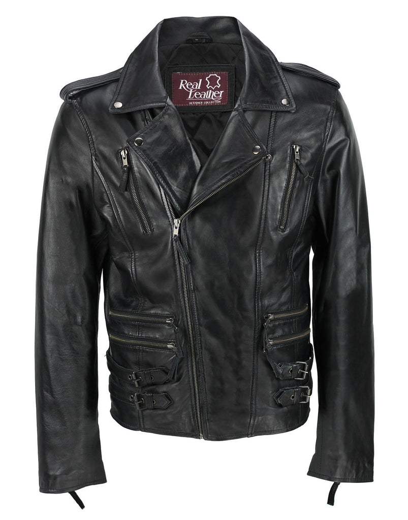 80's Metal Black Diamond 'Classic' Leather Jacket | 80's Metal New Rock ...