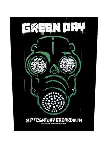 Green Day - Gas Mask Back Patch