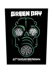 Green Day - Gas Mask Back Patch