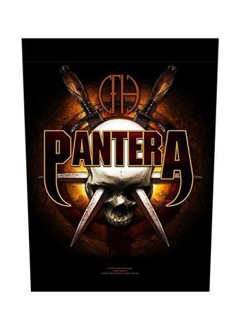 Pantera - Skull Knives Back Patch