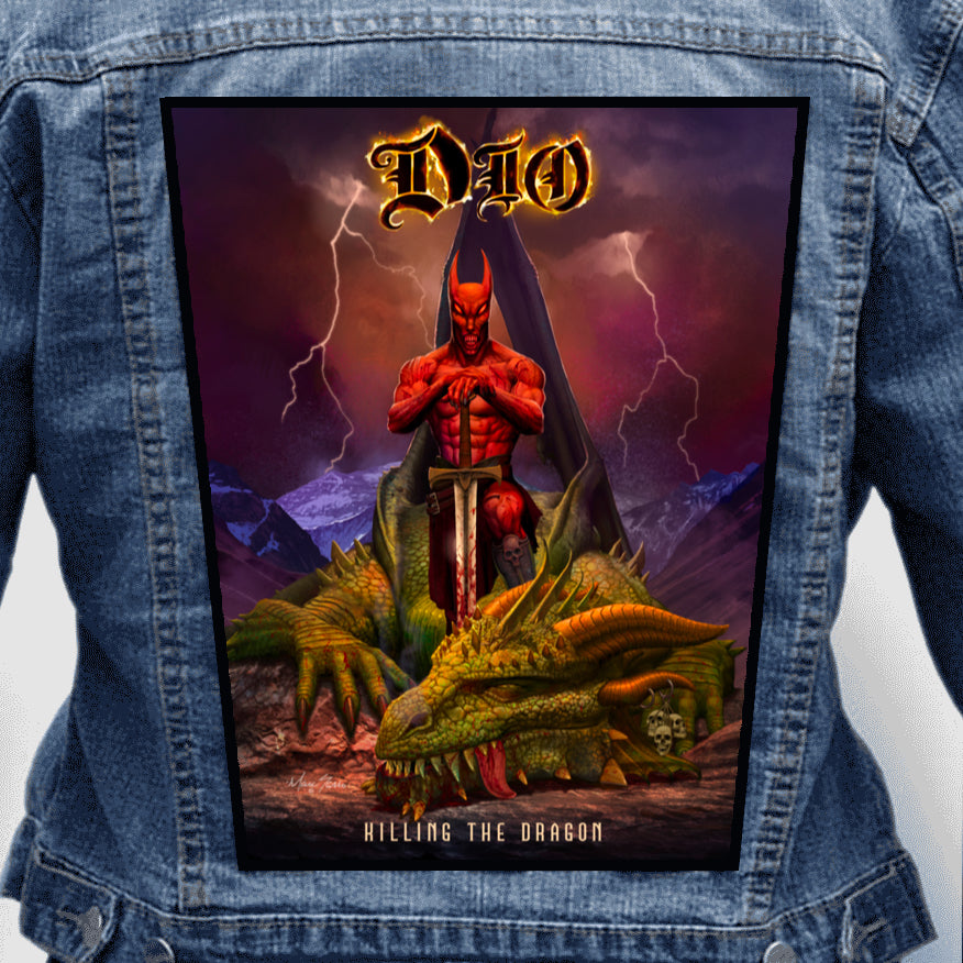 Dio - Killing the Dragon 2 Metalworks Back Patch | 80's Metal New 