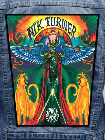 Nik Turner - Space Gypsy Metalworks Back Patch