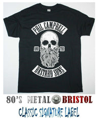 Phil Campbell & The Bastard Sons - Bearded Skull T Shirt